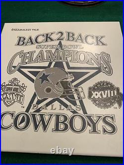 Dallas Cowboys Back 2 Back Tile