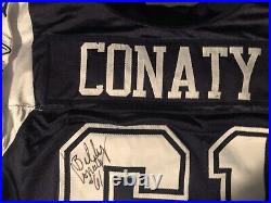 Dallas Cowboys Bill Conakry Game Worn 2003 Autograph Thanksgiving Reebok Jersey