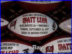 Dallas Cowboys, Buccaneers, Falcons, Team-Signed & Game Balls - Emmitt Smith