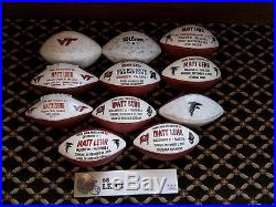 Dallas Cowboys, Buccaneers, Falcons, Team-Signed & Game Balls - Emmitt Smith