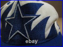 Dallas Cowboys Cap Hat Snap Back Men Blue Shark Tooth Pro Line Logo Athletic