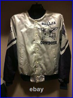 Dallas Cowboys Chalk Line Fanimation Jacket Size Medium Nice/rare