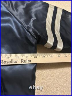 Dallas Cowboys Chalk Line Satin Jacket 1980's Medium M