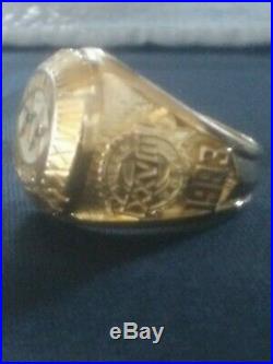 Dallas Cowboys Championship NFL Football Sapphire Ring Balfour 1994