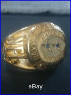 Dallas Cowboys Championship NFL Football Sapphire Ring Balfour 1994