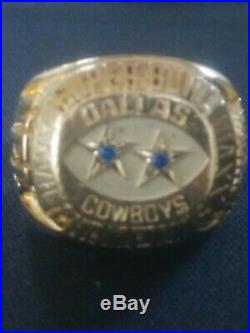 Dallas Cowboys Championship NFL Football Sapphire Ring Balfour 1994