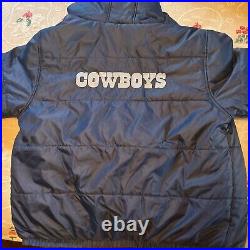 Dallas Cowboys? Classic Puffy Jacket WithRemovable Fleece. XL