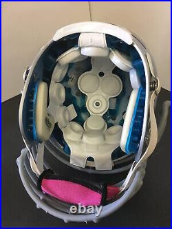 Dallas Cowboys Custom Designed & Painted Metalic Blue Flakes Full Size Helmet