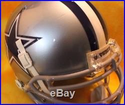 Dallas Cowboys Custom Football helmet Schutt Air Advantage Lg. Witten 82 Betsy