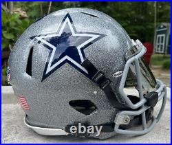 Dallas Cowboys Custom Full Size Authentic Riddell Speed Football Helmet