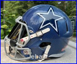 Dallas Cowboys Custom Full Size Authentic Riddell Speed Football Helmet HYDRO