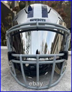 Dallas Cowboys Custom Full Size Authentic Riddell Speedflex Football Helmet