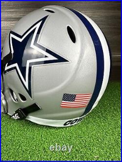 Dallas Cowboys Custom Full Size Authentic riddell Football Helmet Medium