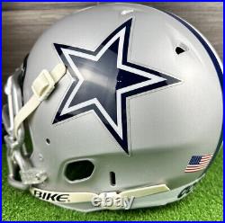Dallas Cowboys Custom Full Size Authentic schutt Football Helmet L/XL