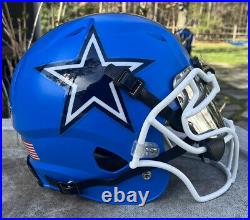 Dallas Cowboys Custom Full Size Authentic schutt Vengeance Football Helmet