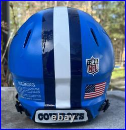 Dallas Cowboys Custom Full Size Authentic schutt Vengeance Football Helmet