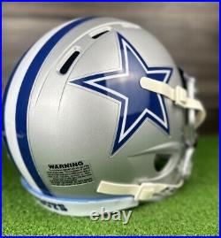 Dallas Cowboys Custom Full Size Rawlings Football Helmet Medium
