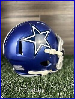 Dallas Cowboys Custom Full Size Riddell Football Helmet Adult Large Blue