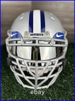 Dallas Cowboys Custom Full Size schutt Football Helmet Medium
