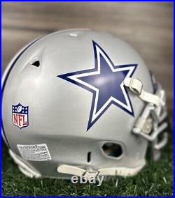 Dallas Cowboys Custom Full Size schutt Football Helmet Medium
