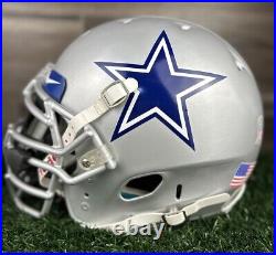Dallas Cowboys Custom Full Size schutt Football Helmet Medium