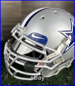 Dallas Cowboys Custom Full Size schutt Football Helmet Medium