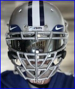 Dallas Cowboys Custom Full Size schutt Football Helmet Medium