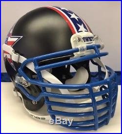 Dallas Cowboys Custom USA Full Size Rawlings Momentum Football Helmet Big Grill
