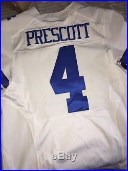Dallas Cowboys Dak Prescott Size 48 Nike Elite Jersey