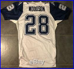 Dallas Cowboys Darren Woodson 1994 Double Star Apex game issued Jersey 48 Long