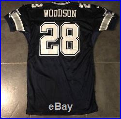 Dallas Cowboys Darren Woodson 1996 Nike game issued Jersey 48 Long Stretch Slee