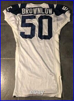 Dallas Cowboys Darrick Brownlow Game IssuedThrowback Apex75th Anniversary Jersey