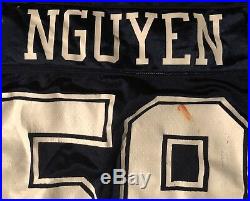 Dallas Cowboys Dat Nguyen Nike game Worn 1996 Jersey Sz 50 L
