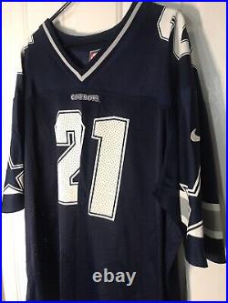 Dallas Cowboys Deion Sanders #21 Football-NFL Authentic Pro Line Nike Jersey XXL