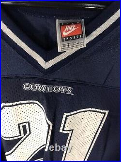 Dallas Cowboys Deion Sanders #21 Football-NFL Authentic Pro Line Nike Jersey XXL
