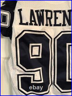 Dallas Cowboys Demarcus Lawrence Game Used Jersey Color Rush 2016 Vs Panthers