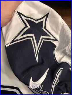 Dallas Cowboys Demarcus Lawrence Game Used Jersey Color Rush 2016 Vs Panthers