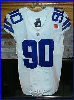 Dallas Cowboys Demarcus Lawrence Rookie Game Worn / Game Used Jersey With Coa