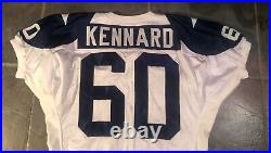 Dallas Cowboys Derek Kennard Game Issued Throwback Apex 75th Anniversary Jersey