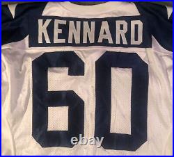 Dallas Cowboys Derek Kennard Game Issued Throwback Apex 75th Anniversary Jersey
