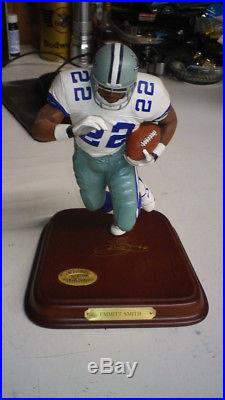 Dallas Cowboys Emmitt Smith NFL Danbury Mint Figure All Star. Free Shipping