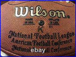 Dallas Cowboys Emmitt Smith Presentation Wilson Football Game Used Ball
