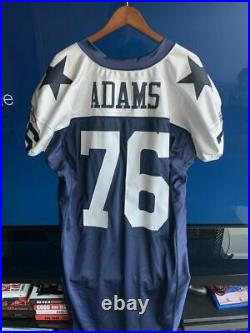 Dallas Cowboys Flozell Adams GAME USED Throwback Jersey 2004 Stitched Reebok