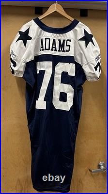 Dallas Cowboys Flozell Adams Game Used Jersey Reebok Double Star Size 54+