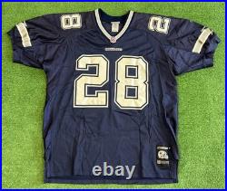 Dallas Cowboys Football Jersey Darren Woodson Reebok Size 54 Blue Authentic NFL