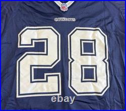 Dallas Cowboys Football Jersey Darren Woodson Reebok Size 54 Blue Authentic NFL