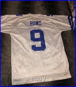 Dallas Cowboys Football Reebok NFL Equipment Tony Romo Jersey Mens Large