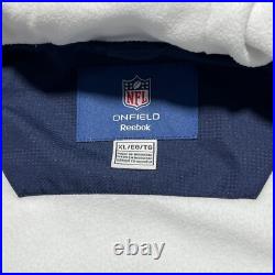 Dallas Cowboys Football Reebok On Field Jacket Mens XL Blue Hooded New With Tags Dallas Cowboys Football Reebok On Field Jacket Mens XL Blue Hooded New With Tags
