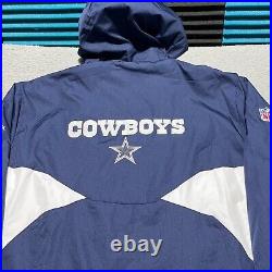 Dallas Cowboys Football Reebok On Field Jacket Mens XL Blue Hooded New With Tags Dallas Cowboys Football Reebok On Field Jacket Mens XL Blue Hooded New With Tags