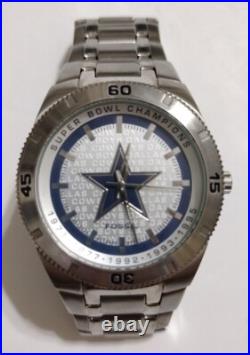 Dallas Cowboys Fossil Watch 5 Time Super Bowl Champions Limited RARE 551/1000